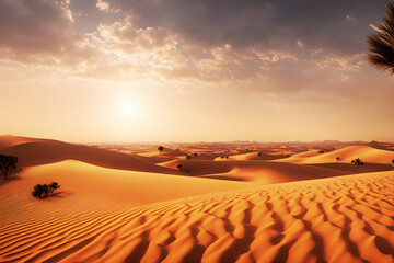 An Impressive Breathtaking Beauty of The Desert of Sahara (PNG 6912x4608)