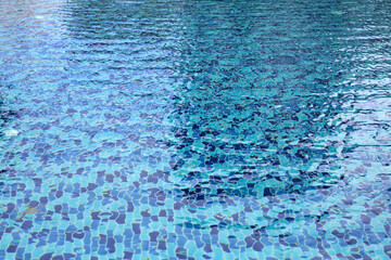 Water swimming pool surface for background.