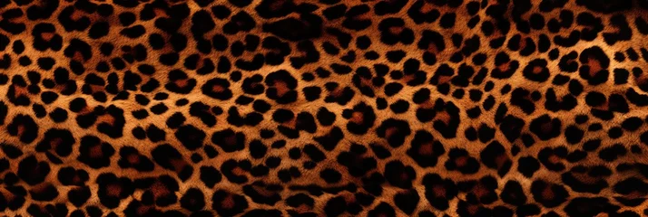 Foto op Plexiglas leopard fur background © Natalia