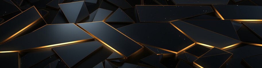 Black premium abstract background with luxury dark lines and darkness geometric shapes.