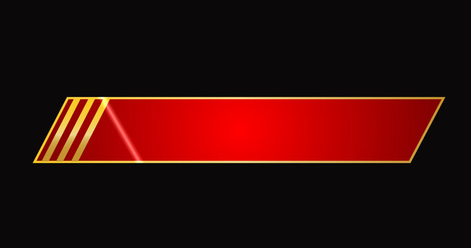 Fancy lower third in high resolution. Cool-designed red and gold color lower third in high resolution. Suitable for greetings, celebrations, festivals, titles, TV news, and news channels.