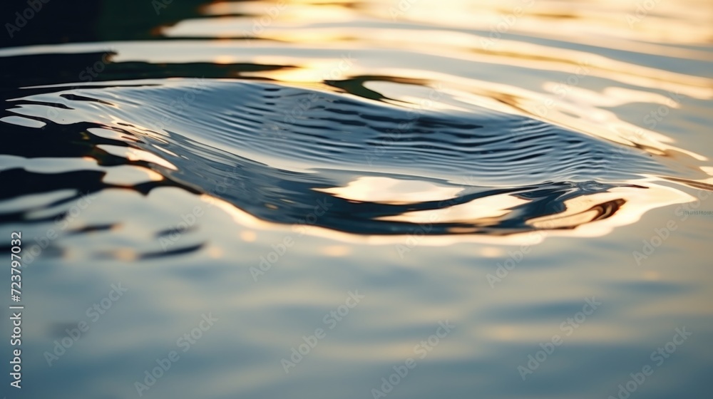 Aufkleber A close-up view of a wave in a body of water. This image captures the dynamic movement and texture of the wave. Perfect for use in nature-themed designs or to depict the power and beauty of the ocean