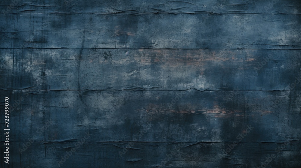 Poster A close-up image of a blue wall with peeling paint. Can be used as a background or texture for design projects