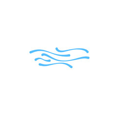 Obraz na płótnie Canvas Wave Sea Doodle Icon