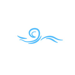 Wave Sea Doodle Icon