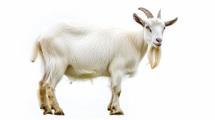 Obraz na płótnie Canvas goat isolated on white