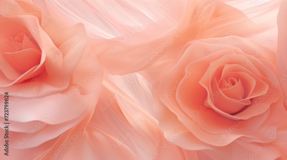 Poster A close up view of a bunch of pink roses. This image can be used to add a touch of elegance and beauty to various projects