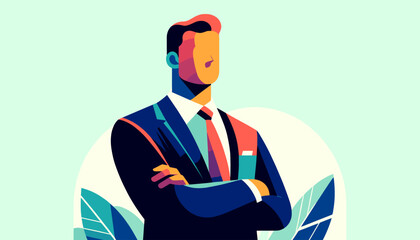 World wide business concept image. Vector illustration.