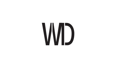 WD, DW, W, D Abstract Letters Logo Monogram	