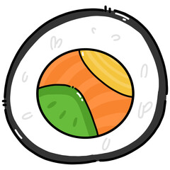 Obraz premium Japanese food shushi