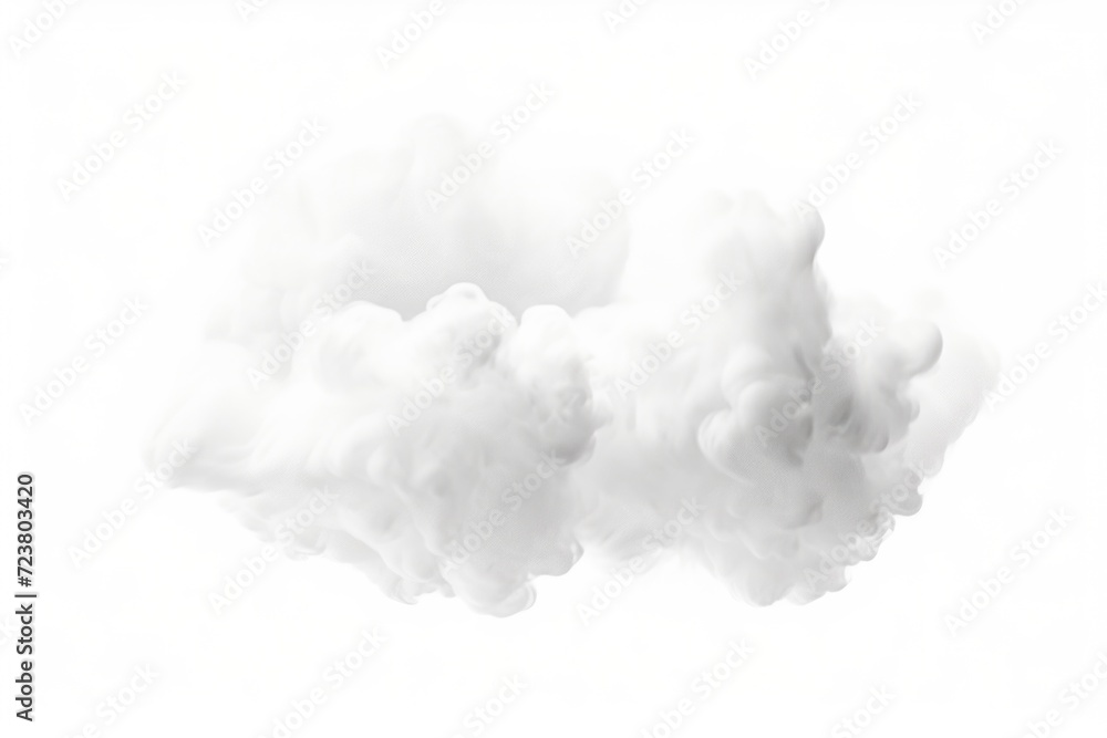 Poster a black and white photo capturing a cloud of smoke. versatile image suitable for various creative pr