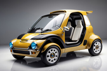 Fototapeta premium Modern car design with futuristic and sustainable technology