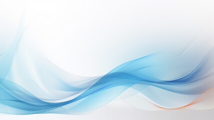 Fototapeta premium light soft color wave line on white background abstract in motion background