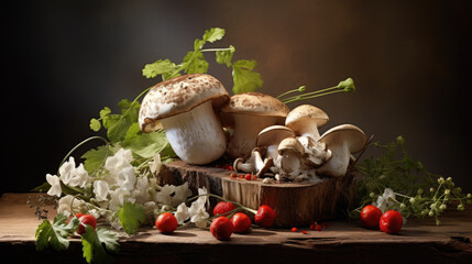 Mushroom vegetable photo