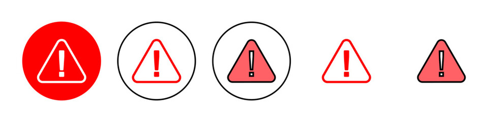 Exclamation danger sign illustration. attention sign and symbol. Hazard warning attention sign
