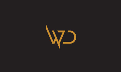 WD, DW, W, D Abstract Letters Logo Monogram	