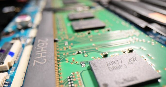 Computer motherboard and chip board concept