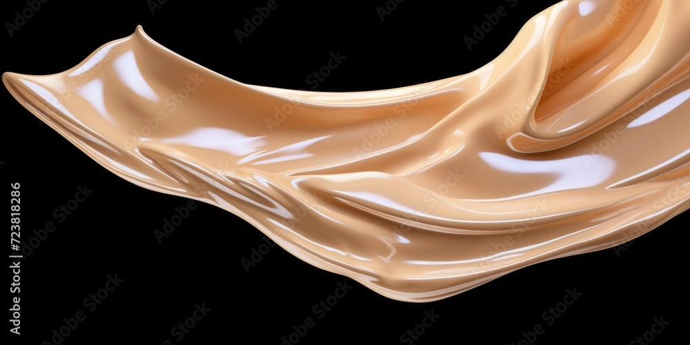 Poster a close-up view of a liquid substance on a black background. this image can be used for various purp