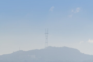 high power antenna tower in san francisco