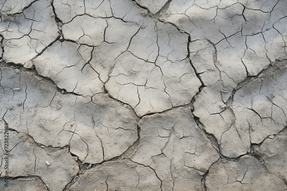 Poster a close-up view of a wall with cracks. suitable for architectural and construction themes
