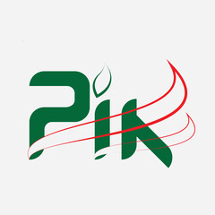 The logo that says Pik has a green concept