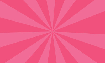 retro pink abstract background with rays
