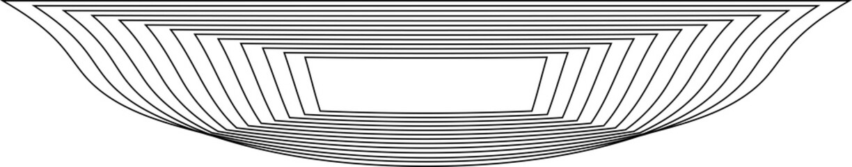 Distorted square rectangle pattern. Design elements