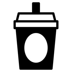 Coffee cup icon. Coffee paper cup icon