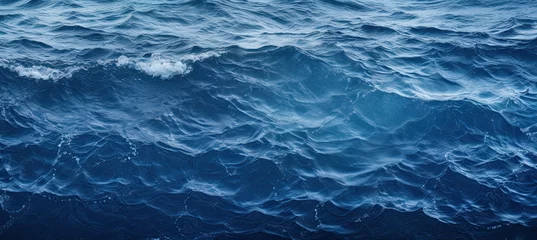 Fotobehang Real Deep blue sea texture ©  Mohammad Xte