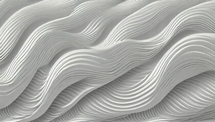 abstract 3d white background seamless pattern waves wavy texture 
