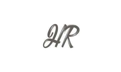 HR, RH, R , H , Abstract Letters Logo Monogram