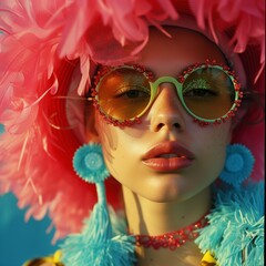 Obraz premium portrait of a girl in fashion