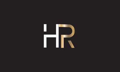HR, RH, R , H , Abstract Letters Logo Monogram
