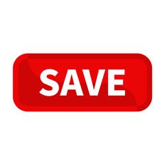 Save Button Text In Red Rectangle Rectangle Shape For Promotion Sign Information Announcement Business Marketing Social Media
