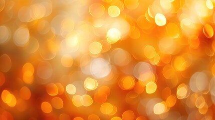 Obraz premium Abstract cream background with blurry festival lights and outdoor celebration bokeh Ai generative