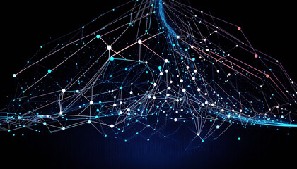 Obraz premium digital data stream. cyberbit data flow. generated by AI