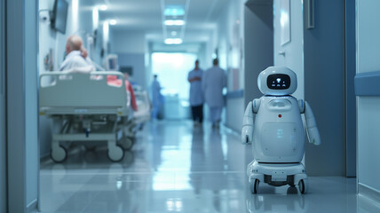 Futuristic Healthcare: Robotics in the Hospital Corridor