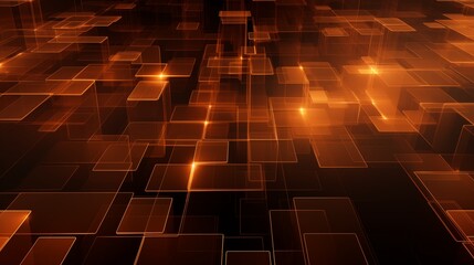 Obraz premium Geometrical cubic grey and orange business contemporary pattern minimalistic but always up to date