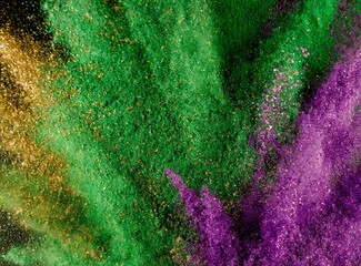 Mardi Gras, Abstract Colorful Splash Art Background.  - obrazy, fototapety, plakaty