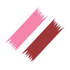 Fototapeta premium Two Grid Washi Tape Icon