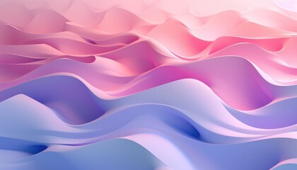 Light coloured colourful abstract wavy gradient background