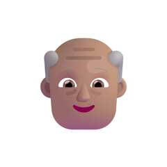  Old Man : Medium Skin Tone