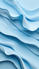 Fototapeta premium Abstract light blue wavy background