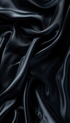 Fototapeta premium Black satin background