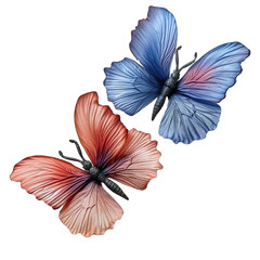Graceful Wings Adorn Elevate Your Look with Delicate and Colorful Butterfly-Shaped Hair Clips