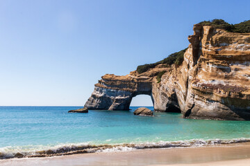 象の水飲み岩・種子島・海・空・波
