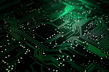 Obraz premium electronic circuit board