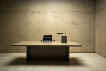 Symbolic minimal business design image representing office work life and worker working conditions