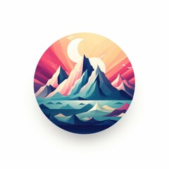 Obraz premium Earth, environmental protection. Nature conservation concept. Beautiful abstract logo.