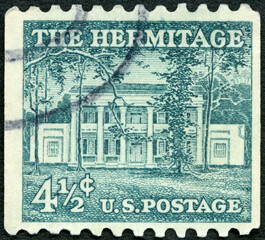 USA - 1954: shows The Hermitage, Liberty Issue, 1954